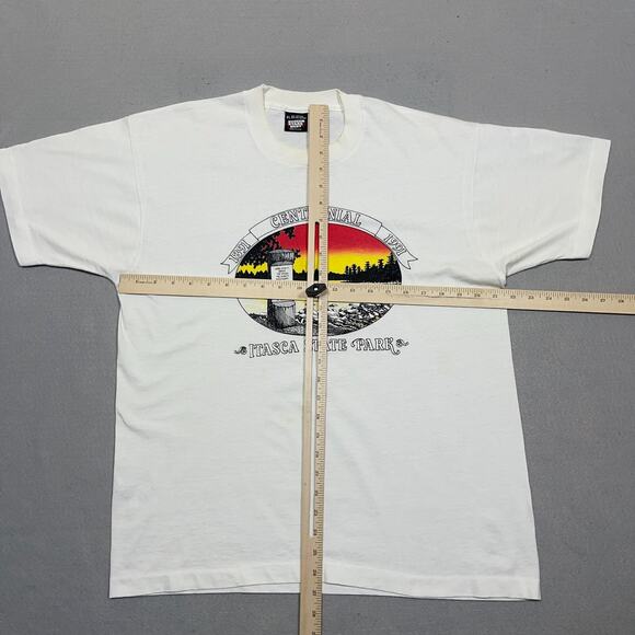 VTG 90s Screen Stars Best T-Shirt XL Itasca State Park Centennial 1891–1991 USA‎ - Picture 6 of 12